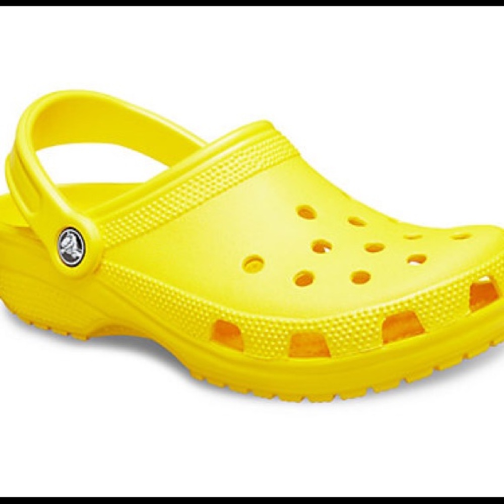 Yellow CROCS
